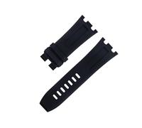 SCHIK Per cinturino AP per Audemars e Piguet Belt 15710/15703 Non sgancio rapido 28mm Nature Fluorine Soft FKM Accessori da polso in gomma Cinturino per orologio, nero, 28MM