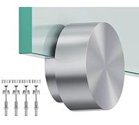 SCHILDER Systeme 20 morsetti per vetro in acciaio inox, supporto per specchio, supporto per piastra da 2 a 4,5 mm di spessore, supporto per vetro da cucina