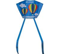 Schildkröt Aquilone Tascabile e Maneggevole, 65x45cm, Incluso Cavi in Poliestere 5 kp con Maniglia, Scala Beaufort 2-4