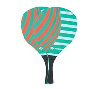 Schildkröt Beach Paddle Ball Set Ocean, 2 racchette in legno laccato, 2 palline, in tasca a rete richiudibile, il classico tra i giochi in spiaggia 970157