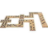 Schildkröt Gioco di Domino in Formato Grande, 13 x 6 x 1 cm, FSC, in Legno, Perfetto per Bambini e Adulti, in una Pratica Borsa di Maglia con Corda, 970314