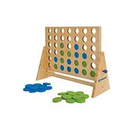 Schildkröt, il Classico 4 in Fila, Gioco di Abilità e Strategia per Bambini e Adulti, in Legno FSC, con 42 Gettoni, 970316