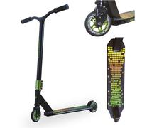 Schildkröt Kickless Stunt Scooter, Design: Forest, Ottimo Monopattino con Compressione HIC e Cerchio in Alluminio, Ruote in PU da 100 mm, per Acrobazie e Manovre Ambiziose, 510432