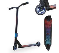 Schildkröt Kickless Stunt Scooter, Design: Sunset, Ottimo Monopattino con Compressione HIC e Cerchio in Alluminio, Ruote in PU da 100 mm, per Acrobazie e Manovre Ambiziose