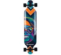 Schildkröt Longboard Freeride 41", Legno d'Acero a 9 Strati, Tavola Completa con Sospensione dell'Asse Passante, Cuscinetto a Sfere ABEC-11