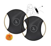 Schildkröt Ogo Sport Bamboo Set I | 2 dischi Ogo in bambù FSC con rete elastica e palla morbida | Gioco di lancio e cattura per bambini e adulti | Gioco di abilità sostenibile