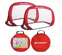 Schildkröt 970988, Pop-up Gols, Set di 2 Porte Unisex Bambini, Rosso, 120 x 80 x 80 cm