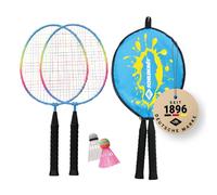 Schildkröt Set da Badminton per Bambini, 2 Racchette, Lunghezza 45,5 cm, 2 Volan