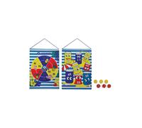 SCHILDKRÖT Set di freccette arrotolabile con 2x3 palline blu