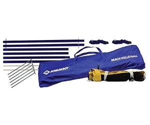 Schildkröt Set di Rete da Pallavolo, Robusta Rete da Beach Volley, 2,43 mx 9,5 m, Include l'Aste, in una Pratica Borsa, 970984