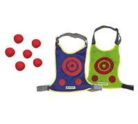 Schildkröt Strike & Score Game - gioco di lancio con velcro per bambini dai 4 anni in su - 2 gilet bersaglio regolabili & 6 palline in velcro