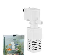 Schildkröten Beckenfilter 6W leise verstellbare Pumpe | Acquario Wasserfilter für Anfänger Schildkröte Garnele Kampffisch Zuhause Aquaristik Fischbecken Pflege Filter Pumpe leise Acquario Zubehör