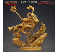 Schildkrötenvolk Maestro Shaolin Figura Turtle Monk per RPG Come D 5e Pathfinder