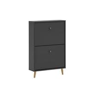 Schildmeyer Bjarne 160170 - Scarpiera opaca, 59,8 x 19,5 x 92,2 cm, salvaspazio grazie alla profondità ridotta