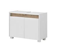 Schildmeyer Cosmo 148463 - Mobile base lavabo, 80 x 54,5 x 33 cm (L x A x P), bianco
