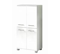 Schildmeyer Credenza 119938 Isola, 60x32,5x117 cm, Bianco