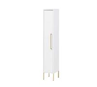 Schildmeyer Credenza Gloria, materiale legno, bianco/oro, 1 anta