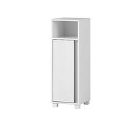 Schildmeyer Highboard Dex 155117, bianco opaco, 32,6 x 33 x 95,6 cm