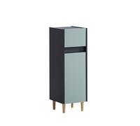 Schildmeyer Lovis 157058 - Mobile base lavabo, blu notte - blu tortora, 30,2 x 33 x 90,3 cm