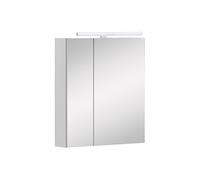 Schildmeyer Maxim 155031 - Armadio a specchio, 60 x 16 x 74,7 cm, colore: Bianco opaco