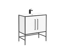Schildmeyer Moris 701316 - Mobile lavabo, 77,3 x 45 x 89,2 cm, bianco gesso