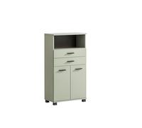 Schildmeyer Palermo 157648 - Credenza, 59,8 x 32,6 x 110,5 cm, verde pistacchio