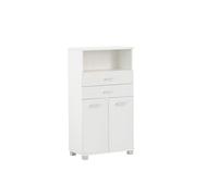 Schildmeyer Palermo 158818 - Highboard, 59,8 x 32,6 x 110,5 cm, colore: Bianco opaco