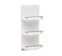 Schildmeyer - Scaffalatura, materiale a base di legno, bianco, 30,3 x 17,4 x 70,2 cm