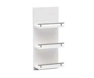 Schildmeyer - Scaffalatura, materiale a base di legno, bianco, 30,3 x 17,4 x 70,2 cm