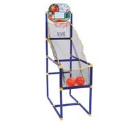 Schimer Canestro da Basket Staccabile per Bambini, Design Sicuro e Robusto per Giochi Al Coperto e All'aperto - Include 2 Palloni e un Dispositivo di Gonfiaggio