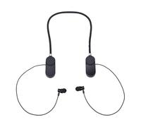 Schimer Cuffie Bluetooth con Fascia Cervicale con modalità Altoparlante, | Microfono Integrato, Driver da 10 Mm, Ganci Auricolari Sicuri, Auricolari Sportivi Wireless per Allenamenti, Condivisione