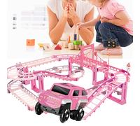 Schimer Giocattolo di Pista del Treno Elettrico Dal Design Raffinato (Rosa)