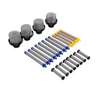 Schimer Kit Filtro per Spruzzatore Airless per Graco ProX17 ProX19, 24 | Compatibile con Pistole a Spruzzo per Vernice SG2 SG3, Filtrazione Graduata a Maglia 40/60/100, Filtro Multistrato in