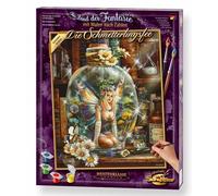 Schipper Numeri, la Fata delle Farfalle - Immagini da dipingere per Adulti, con Pennello e Colori acrilici, 40 x 50 cm, Multicolore, 609130843