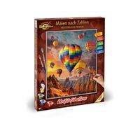 Schipper 609130858 - Dipingere con i Numeri, Palloncini Termici - Dipingere Immagini per Adulti, pennelli e Colori acrilici, 40 x 50 cm