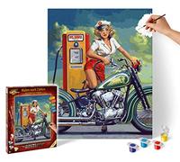 Schipper 609130875 Dipingi con i Numeri - Route 66 - Dipingi Immagini per Adulti, Inclusi pennelli e Colori acrilici, 40 x 50 cm