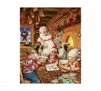 Schipper 609130890 Dipingere con i numeri - Panetteria di Natale - Dipingere immagini per adulti, inclusi pennelli e colori acrilici, 40 x 50 cm