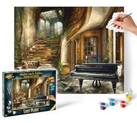 Schipper 609130908 Dipingere con i Numeri - Lost Place - Pittura per Adulti con pennelli e Colori acrilici, 40 x 50 cm