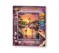 Schipper 609240930 - Dipingere Con Numeri - Fenicotteri - Nuovo