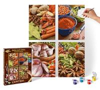 Schipper 609340719 - Dipingere coi Numeri, Soggetto: Verdure, 18 x 24 cm