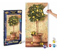 Schipper 9220 397 - Disegnare coi Numeri, Albero di Limoni, 40x80 cm