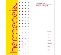 Schipper, Bernd U. Proverbs 1-15 (Copertina rigida) Hermeneia