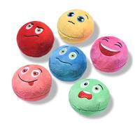 SCHITEC Set di 6 Peluche per Giochi Cani - Morbide e Squittanti, Giocattoli Interattivi per la Masticazione, Ideali per Cuccioli e Cani di Compagnia di Piccola e Media Taglia