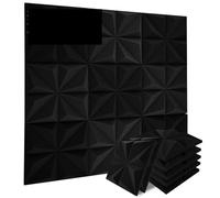 Schiuma acustica 12 pezzi Sound Music Studio schiume isolanti dal rumore insonorizzate Pannelli for pannelli a parete KTV domestici Per smorzare il suono