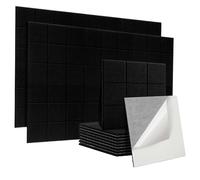Schiuma acustica a nido d'ape, Pannelli In Schiuma Acustica Autoadesivi Multicolor 6/12pz(Black,12pcs)