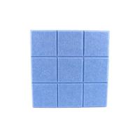Schiuma acustica a nido d'ape, Pannelli In Schiuma Acustica Autoadesivi Multicolor 6/12pz(Blue,6pcs)