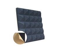 Schiuma acustica Labs, Pannelli Acustici Autoadesivi Multicolor 50x50x8cm 20 Pz(Black)