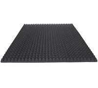 Schiuma acustica tipo 100 x 100 x 5 piramide per isolamento acustico efficace.