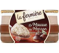 Schiuma alle castagne su letto di crema di marrone La Fermière - 2 x 100 g