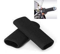 Schiuma Antiscivolo Moto Manubrio Antivibranti Ischiuma Universali Schiuma Antiscivolo Moto Comoda Schiuma Impugnatura Moto Diametro Interno Manicotto Applicabile 3,17-3,68 Cm,Comoda Maniglia 2 Pz